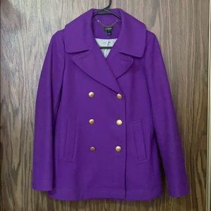 J.Crew Purple Coat